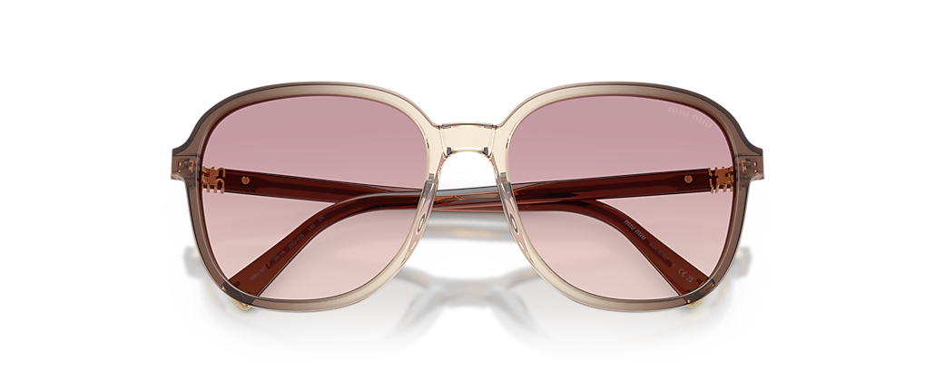Miu Miu MU B01SF Brown Gradient Sunglasses Miu Miu MU B01SF Brown Gradient Sunglasses