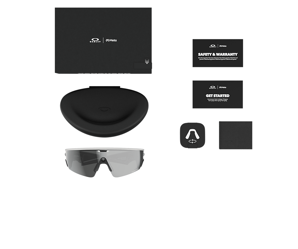 Oakley Oakley Meta Vanguard White Ray-Ban Meta Smart Glasses