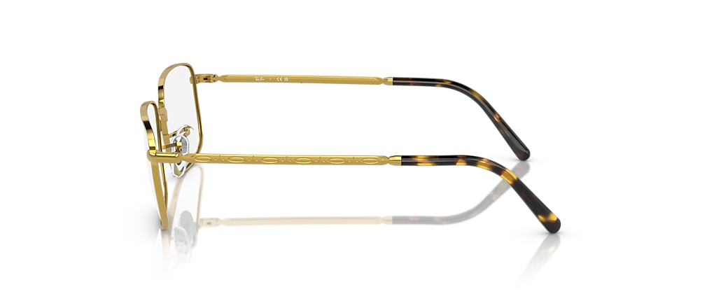 Ray-Ban RB3717V RB3717 Optics Gold Frames