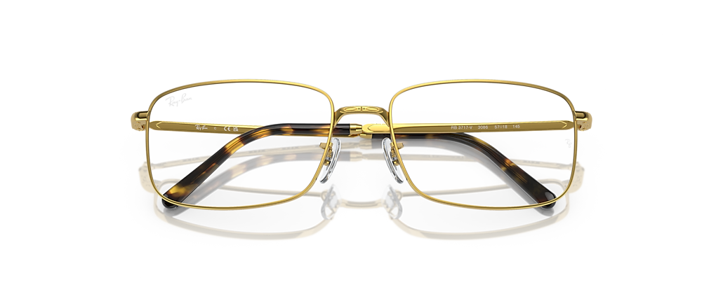 Ray-Ban RB3717V RB3717 Optics Gold Frames