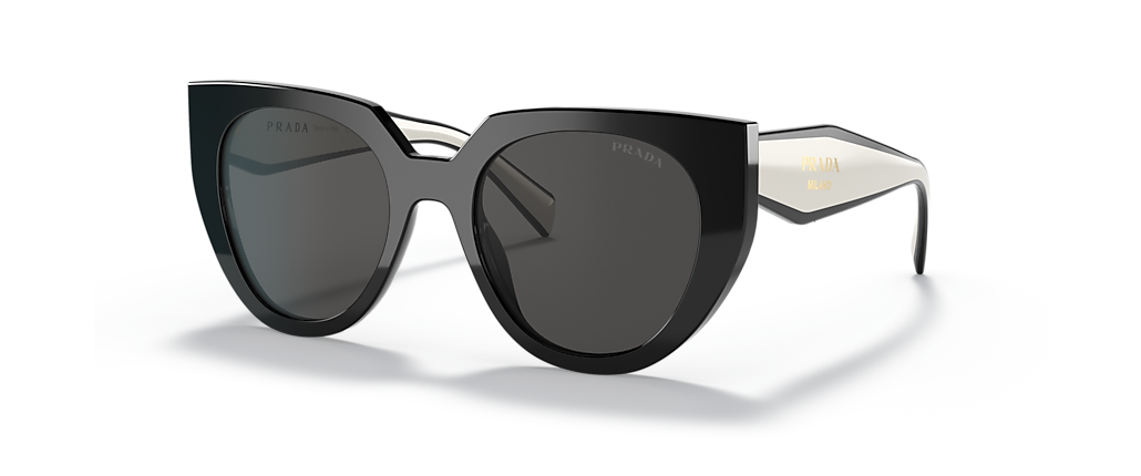 Prada PR 14WS Black/Talc Sunglasses Prada PR 14WS Black/Talc Sunglasses