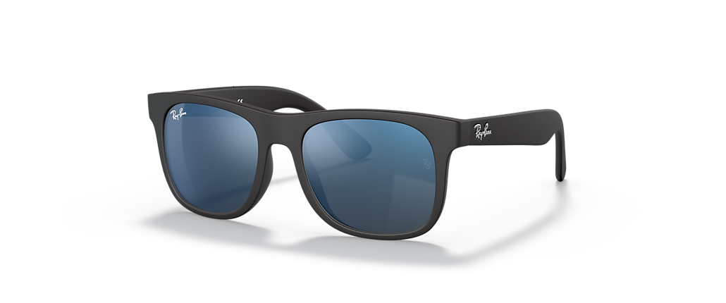 Ray-Ban RB9069S Justin Kids Rubber Black Sunglasses Ray-Ban RB9069S Justin Kids Rubber Black Sunglasses