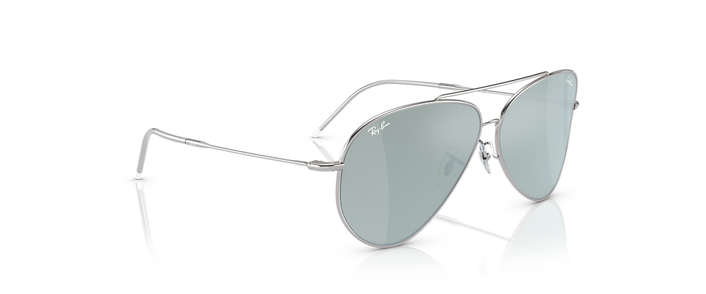 Ray-Ban RBR0101S Lenny Kravitz X Aviator Reverse Silver Sunglasses