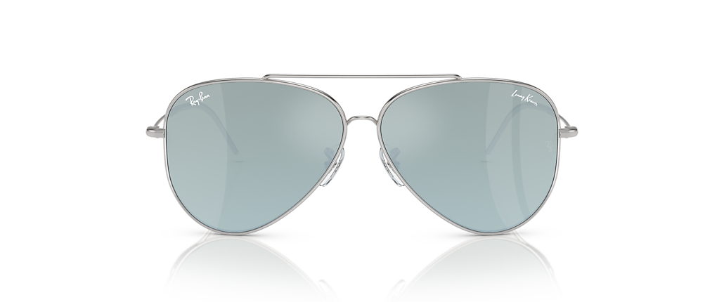 Ray-Ban RBR0101S Lenny Kravitz X Aviator Reverse Silver Sunglasses