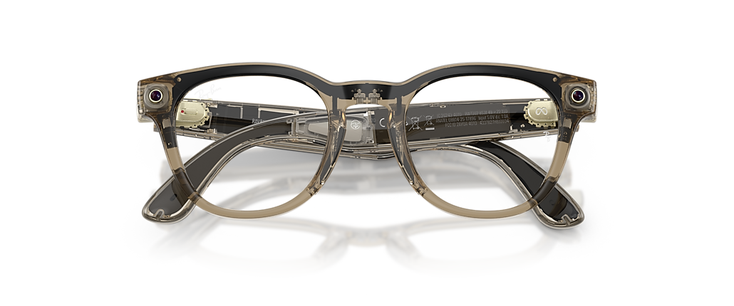 Ray-Ban Ray-Ban Meta Scriber Optics Transparent Stone Beige Ray-Ban Meta Smart Glasses