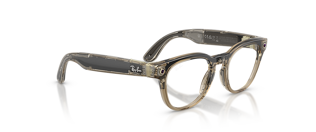 Ray-Ban Ray-Ban Meta Scriber Optics Transparent Stone Beige Ray-Ban Meta Smart Glasses
