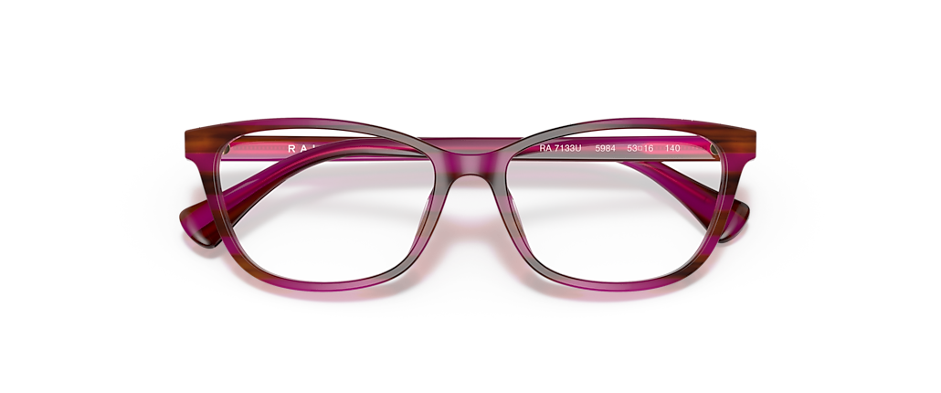 Ralph RA7133U Striped Brown Purple Frames Ralph RA7133U Striped Brown Purple Frames