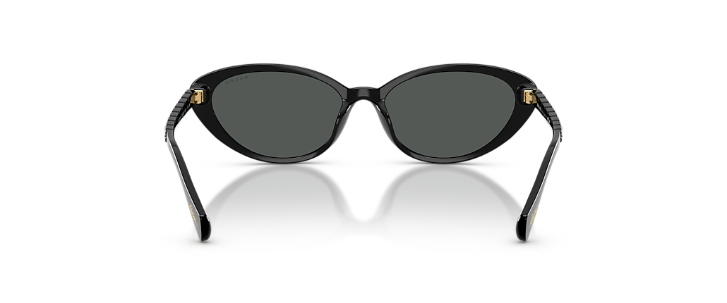 Ralph RA5338U Shiny Black Sunglasses