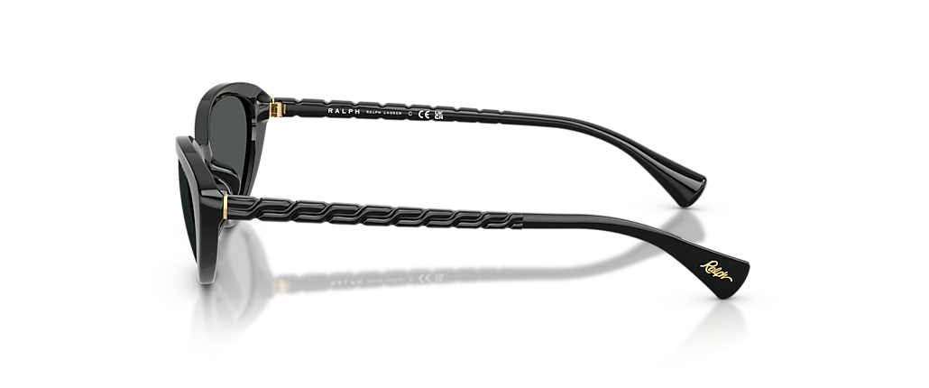 Ralph RA5338U Shiny Black Sunglasses