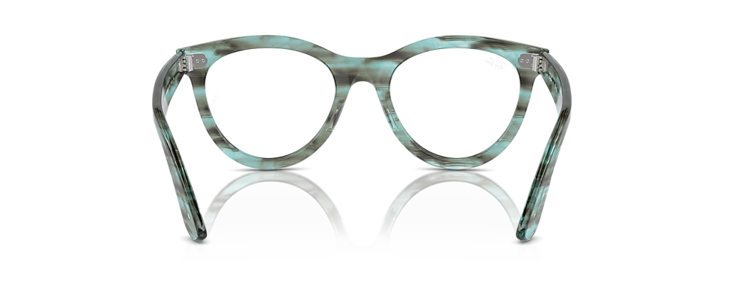 Ray-Ban RB2241V Wayfarer Way Optics Striped Transparent Green Frames Ray-Ban RB2241V Wayfarer Way Optics Striped Transparent Green Frames