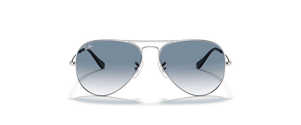 Ray-Ban RB3025 Aviator Gradient Silver Sunglasses Ray-Ban RB3025 Aviator Gradient Silver Sunglasses
