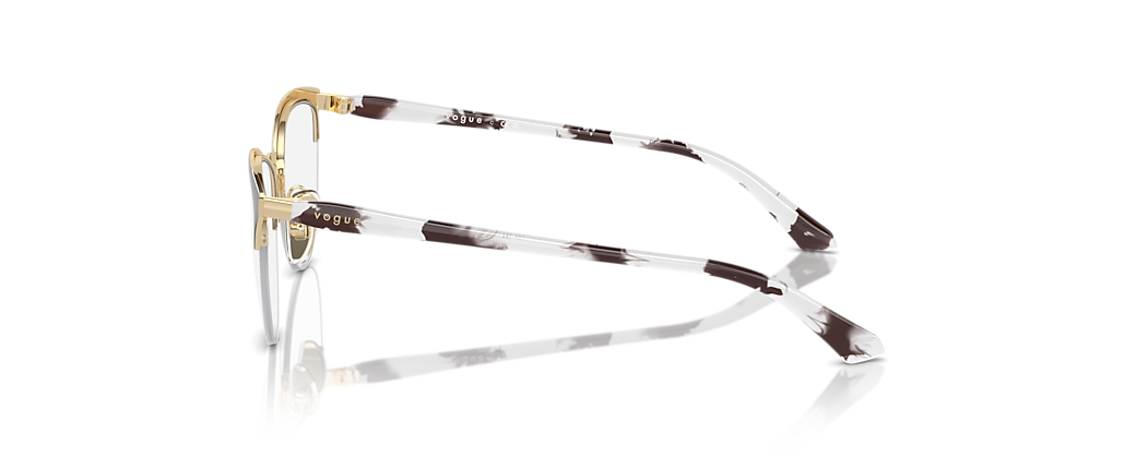 Vogue Eyewear VO4304 Top Black/Pale Gold Frames Vogue Eyewear VO4304 Top Black/Pale Gold Frames