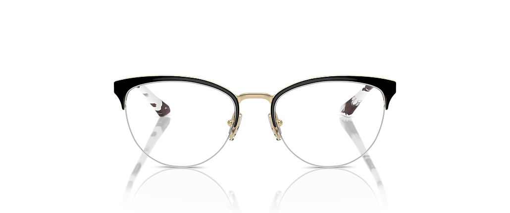 Vogue Eyewear VO4304 Top Black/Pale Gold Frames Vogue Eyewear VO4304 Top Black/Pale Gold Frames
