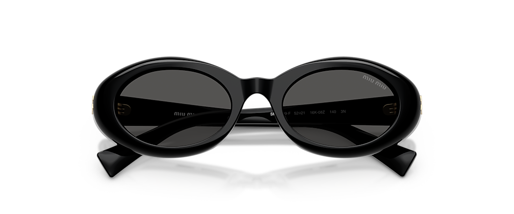 Miu Miu MU B09SF Black Sunglasses