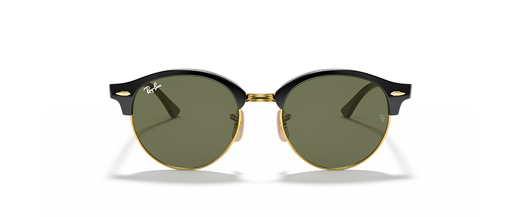 Ray-Ban RB4246 Clubround Classic Black Sunglasses Ray-Ban RB4246 Clubround Classic Black Sunglasses