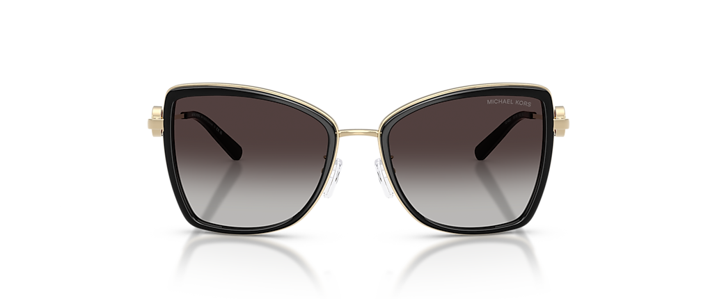 Michael Kors MK1067B Corsica Light Gold/Black Sunglasses