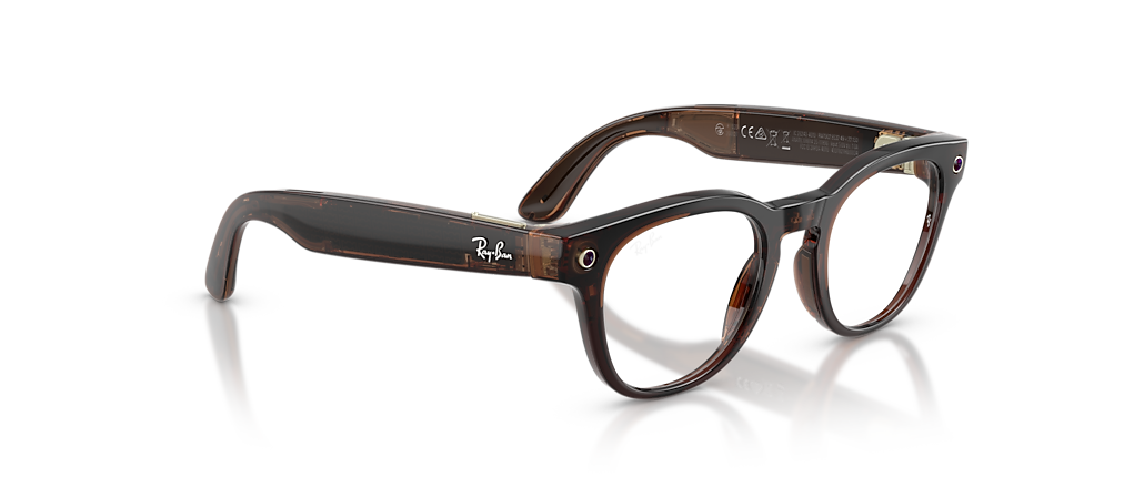 Ray-Ban Ray-Ban Meta Scriber Optics Transparent Umber Ray-Ban Meta Smart Glasses