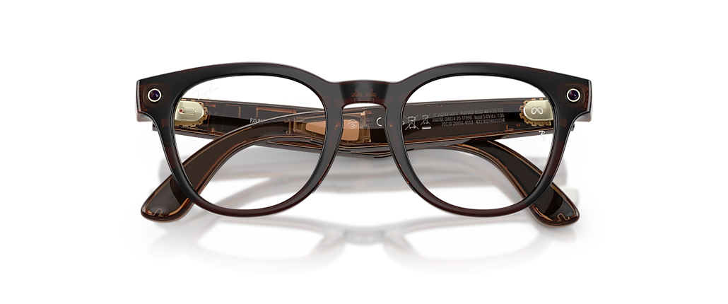 Ray-Ban Ray-Ban Meta Scriber Optics Transparent Umber Ray-Ban Meta Smart Glasses