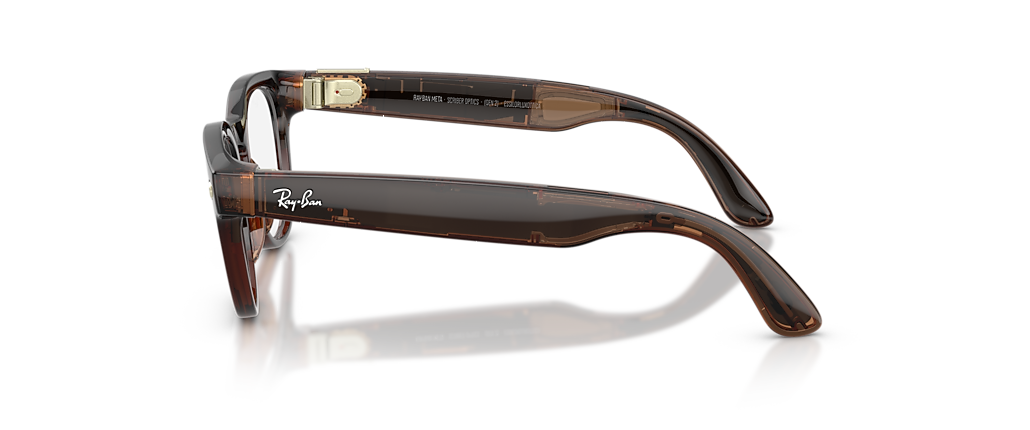 Ray-Ban Ray-Ban Meta Scriber Optics Transparent Umber Ray-Ban Meta Smart Glasses