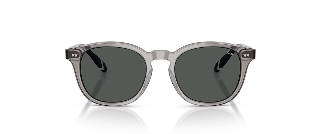 Polo Ralph Lauren PH4206 Shiny Transparent Grey Sunglasses