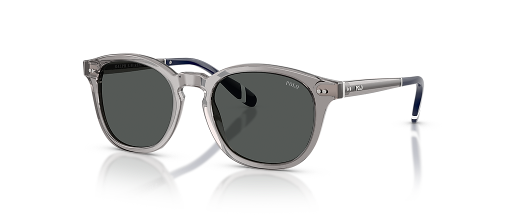 Polo Ralph Lauren PH4206 Shiny Transparent Grey Sunglasses
