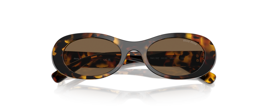 Miu Miu MU 06ZS Havana Sunglasses Miu Miu MU 06ZS Havana Sunglasses