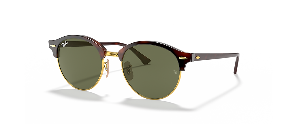 Ray-Ban RB4246 Clubround Classic Red Havana Sunglasses Ray-Ban RB4246 Clubround Classic Red Havana Sunglasses
