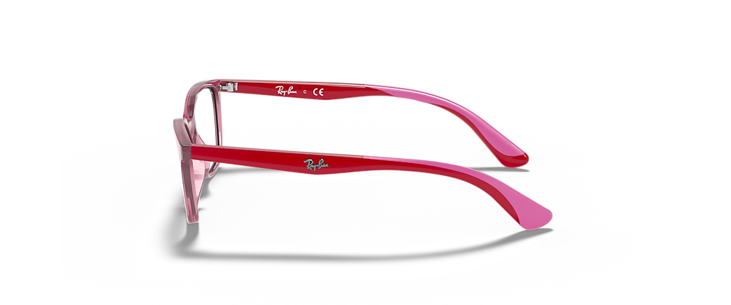 Ray-Ban RB1586 Optics Kids Transparent Red Frames Ray-Ban RB1586 Optics Kids Transparent Red Frames