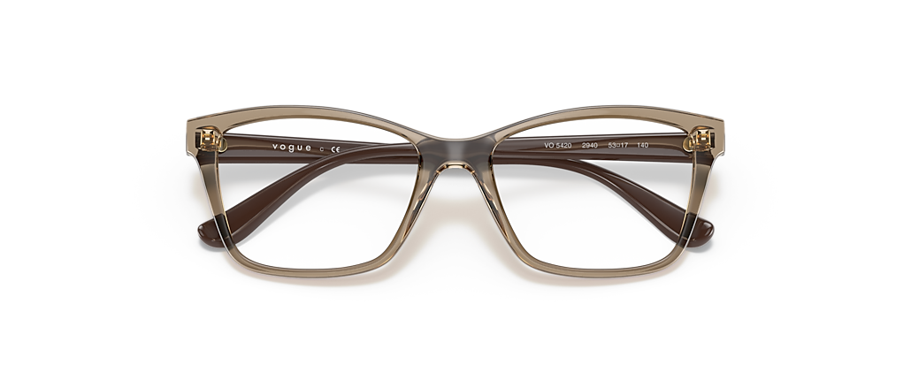 Vogue Eyewear VO5420 Transparent Brown Frames Vogue Eyewear VO5420 Transparent Brown Frames