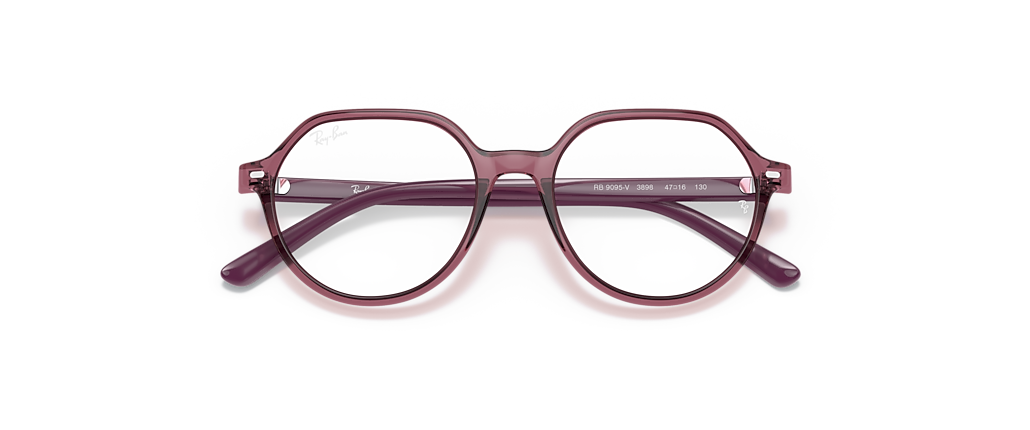 Ray-Ban RB9095V Thalia Optics Kids Transparent Pink Frames