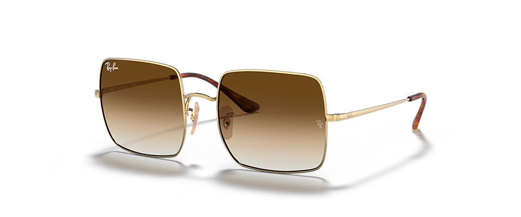 Ray-Ban RB1971 Square 1971 Classic Arista Gold Sunglasses Ray-Ban RB1971 Square 1971 Classic Arista Gold Sunglasses
