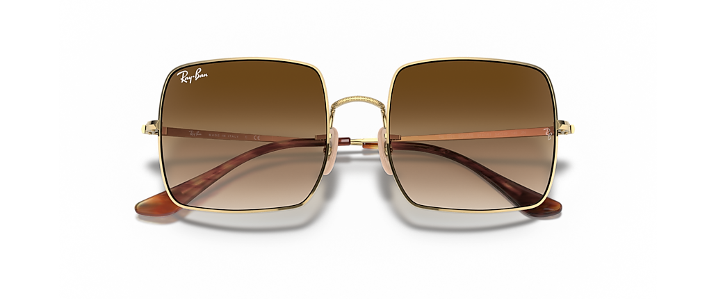 Ray-Ban RB1971 Square 1971 Classic Arista Gold Sunglasses Ray-Ban RB1971 Square 1971 Classic Arista Gold Sunglasses