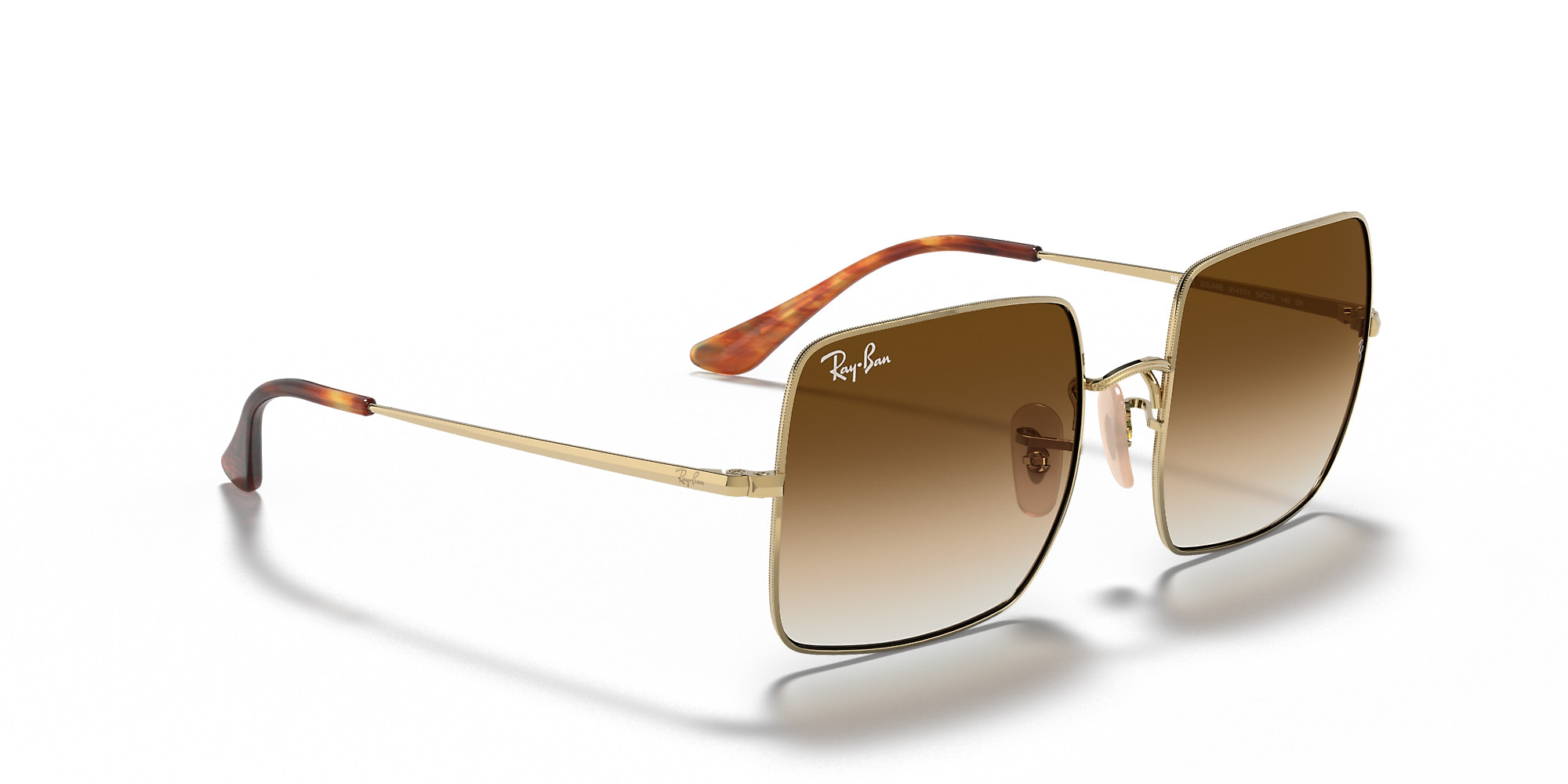 邦楽  Straight Flush 1971-1996 1980-1996 Ray-Ban RB1971 Square 1971 Classic Sunglasses with Light