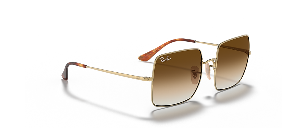 Ray-Ban RB1971 Square 1971 Classic Arista Gold Sunglasses Ray-Ban RB1971 Square 1971 Classic Arista Gold Sunglasses