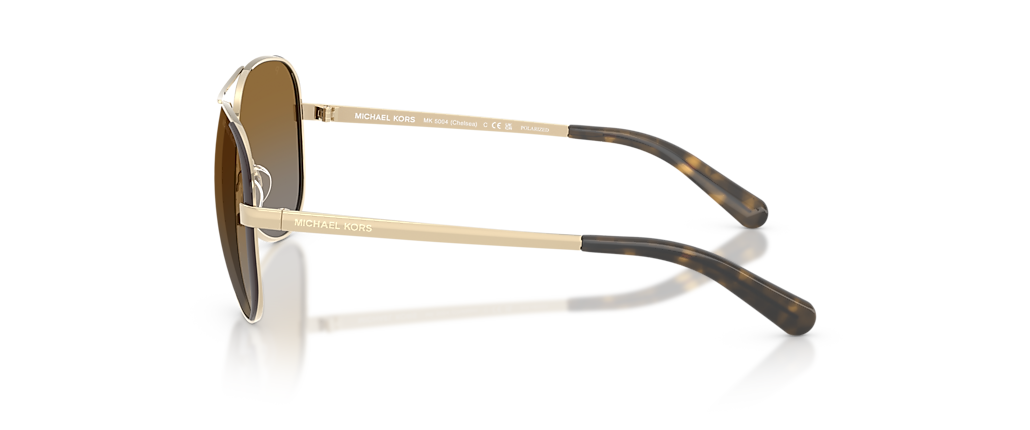 Michael Kors MK5004 Chelsea Gold/Brown Sunglasses Michael Kors MK5004 Chelsea Gold/Brown Sunglasses