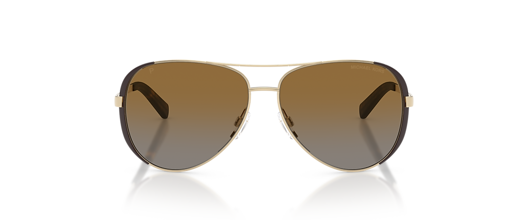 Michael Kors MK5004 Chelsea Gold/Brown Sunglasses Michael Kors MK5004 Chelsea Gold/Brown Sunglasses