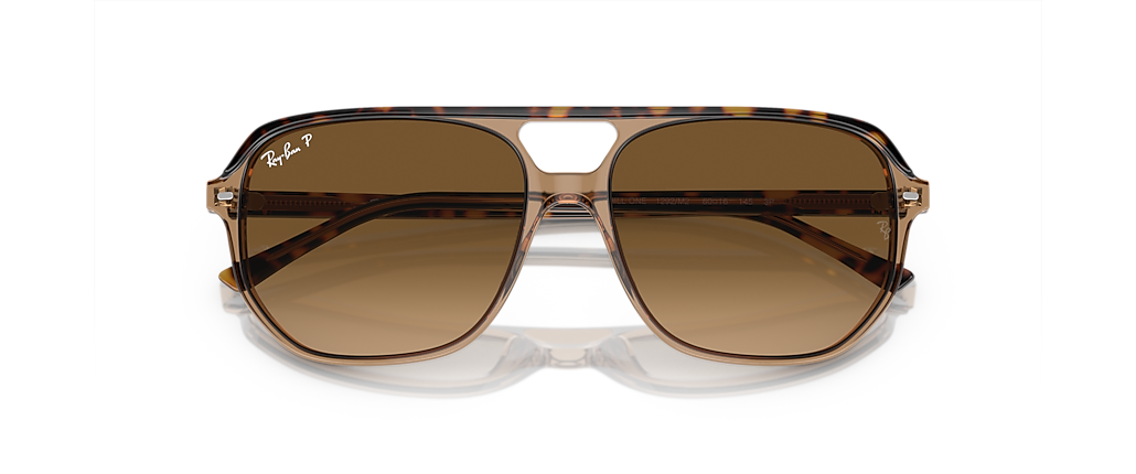RayBan レイバン RB2205 BILL ONE ポリッシュハバナ Ray-Ban RB2205 Bill One Sunglasses with Brown lenses and