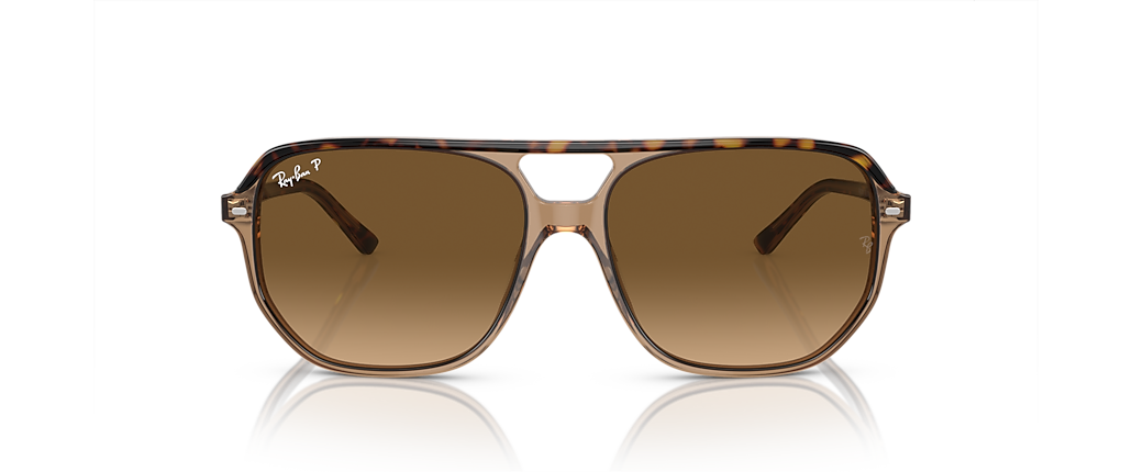 Ray-Ban RB2205 Bill One Havana On Transparent Brown Sunglasses Ray-Ban RB2205 Bill One Havana On Transparent Brown Sunglasses