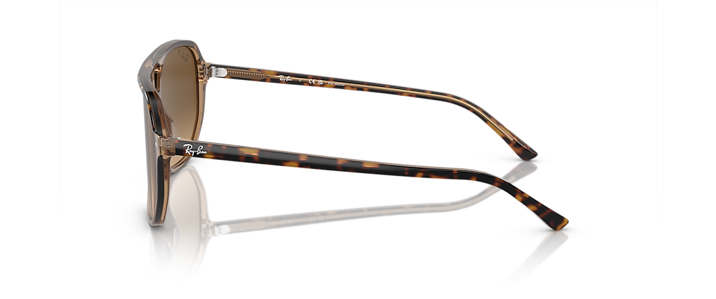 Ray-Ban RB2205 Bill One Havana On Transparent Brown Sunglasses Ray-Ban RB2205 Bill One Havana On Transparent Brown Sunglasses