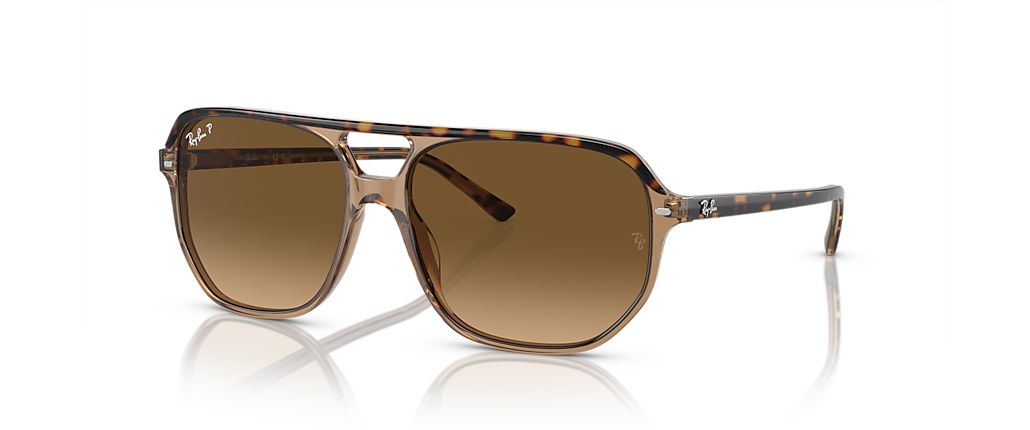 Ray-Ban RB2205 Bill One Havana On Transparent Brown Sunglasses Ray-Ban RB2205 Bill One Havana On Transparent Brown Sunglasses