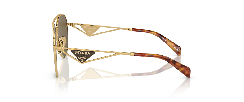 Prada PR 73ZS Gold Sunglasses