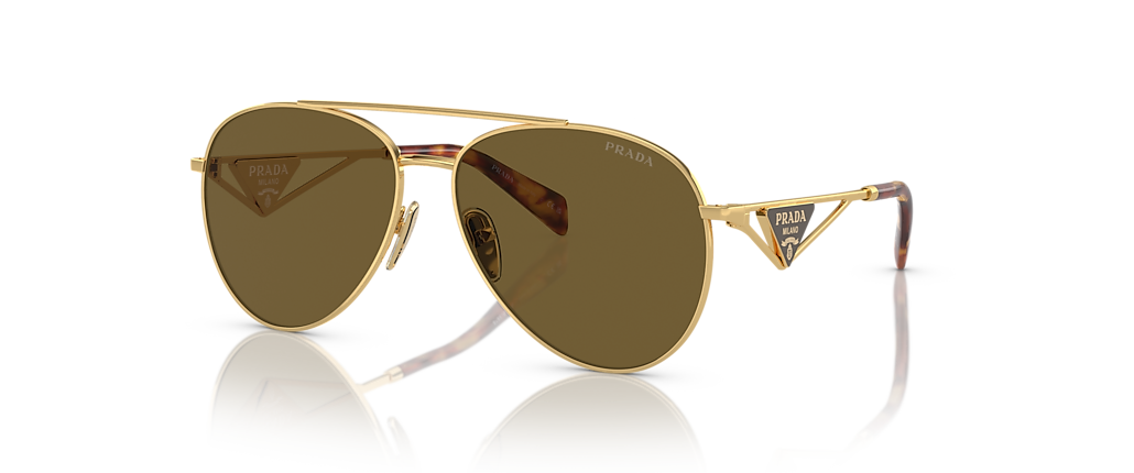 Prada PR 73ZS Gold Sunglasses