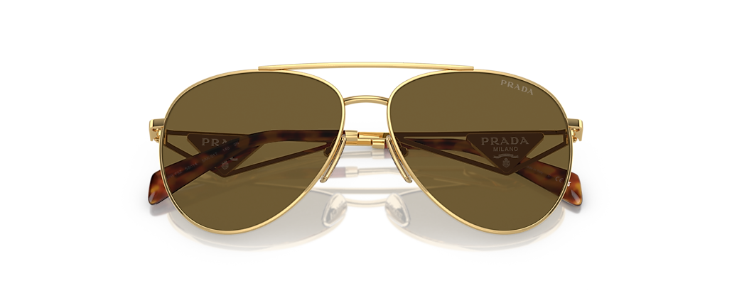 Prada PR 73ZS Gold Sunglasses