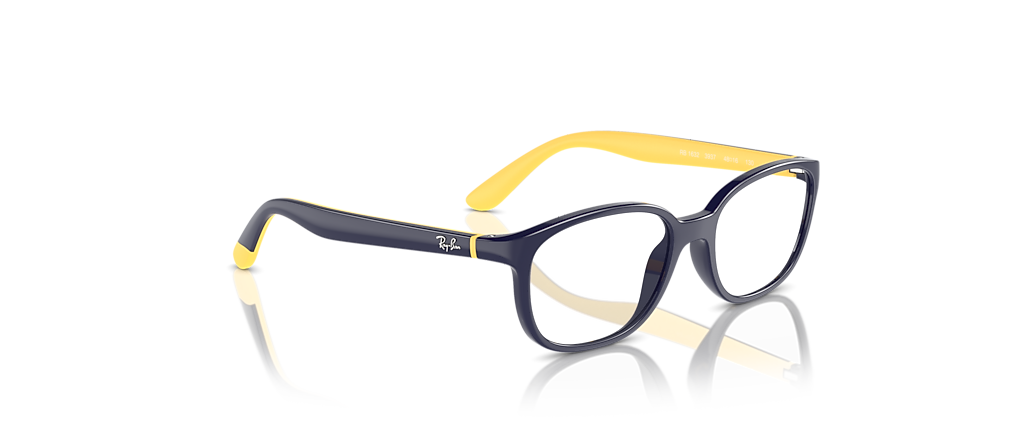 Ray-Ban RB1632 Optics Kids Bio-Based Dark Blue On Yellow Frames