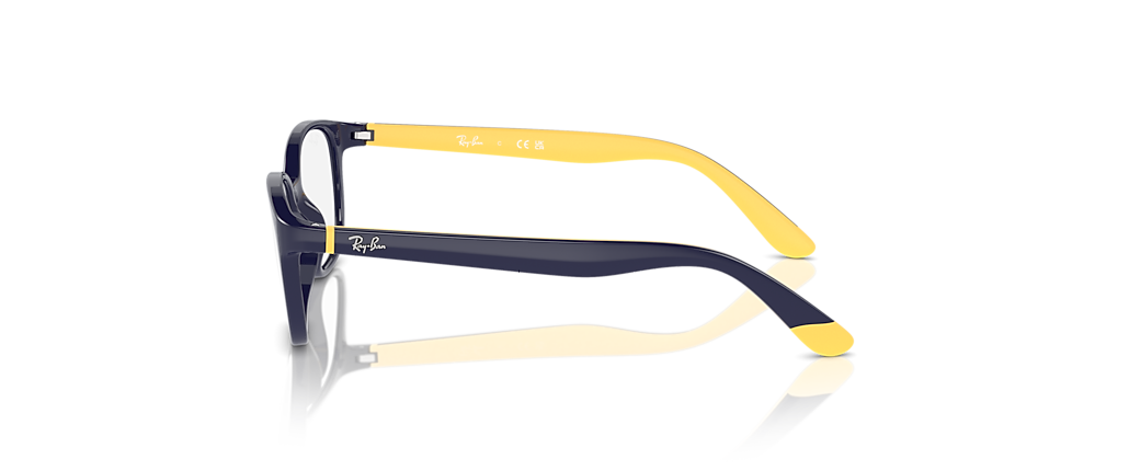 Ray-Ban RB1632 Optics Kids Bio-Based Dark Blue On Yellow Frames