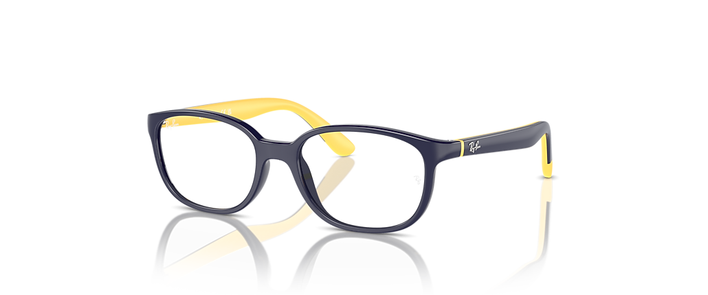 Ray-Ban RB1632 Optics Kids Bio-Based Dark Blue On Yellow Frames
