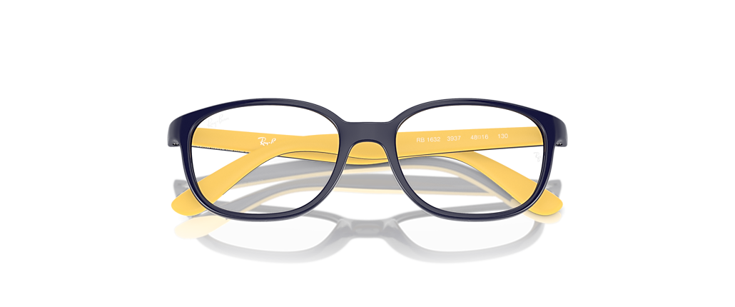 Ray-Ban RB1632 Optics Kids Bio-Based Dark Blue On Yellow Frames