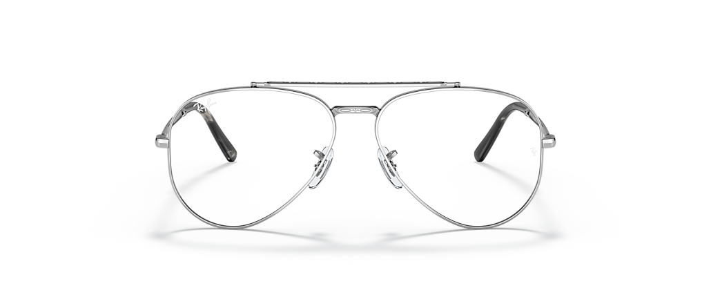 Ray-Ban RB3625V New Aviator Optics Silver Frames