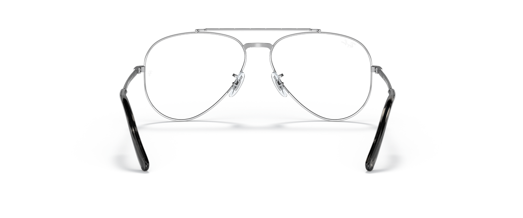 Ray-Ban RB3625V New Aviator Optics Silver Frames