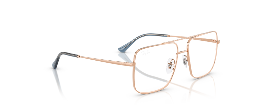 Ray-Ban RB3758V Ari Optics Rose Gold Frames